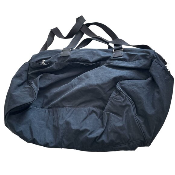Kipling Eugina Weekender Duffle Bag Navy Blue Nylon Shoulder Strap Pockets - Picture 4 of 6